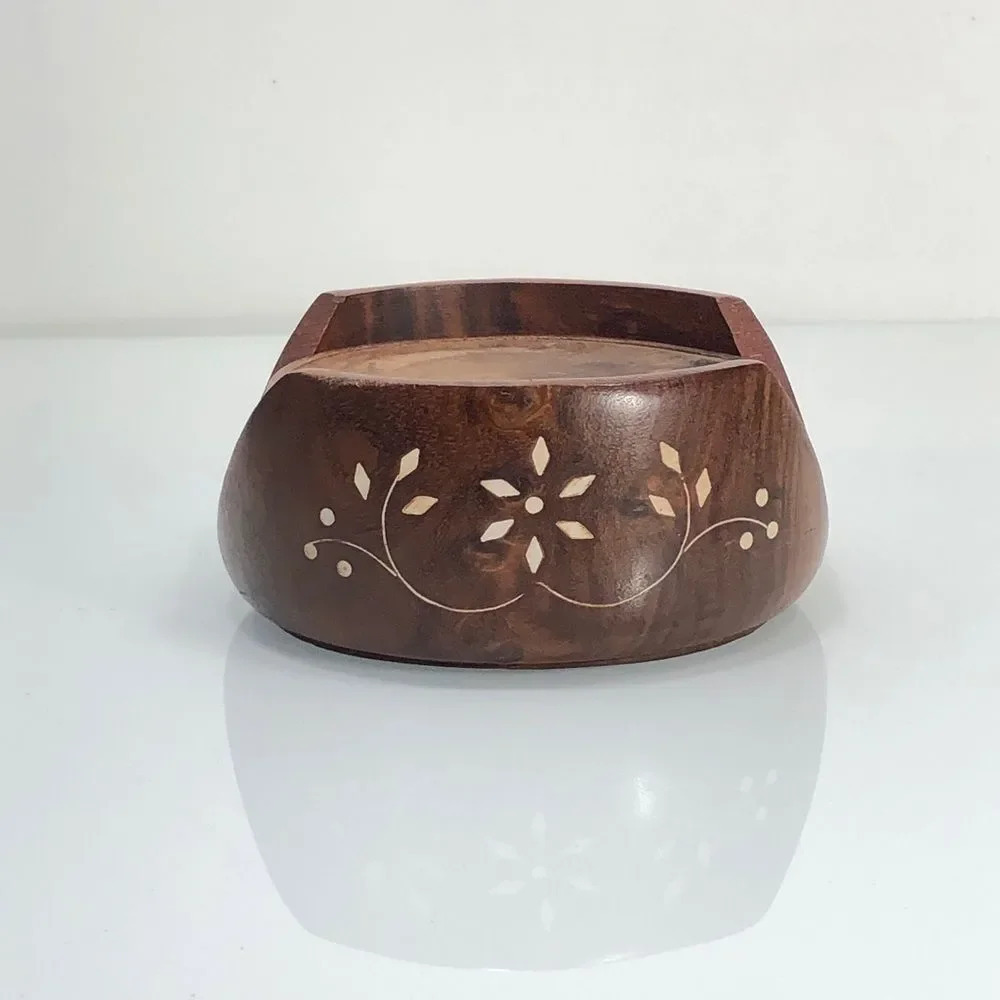 Handmade Set‎ of 5 Wooden Coasters